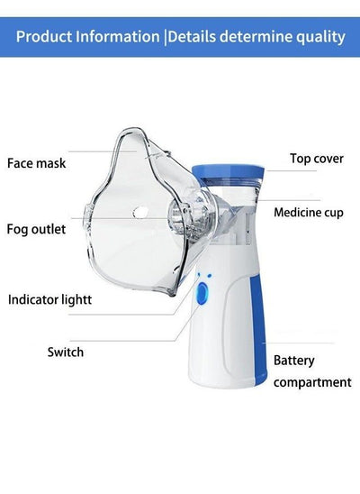 Portable Mesh Nebulizer - Home Use Medical Device