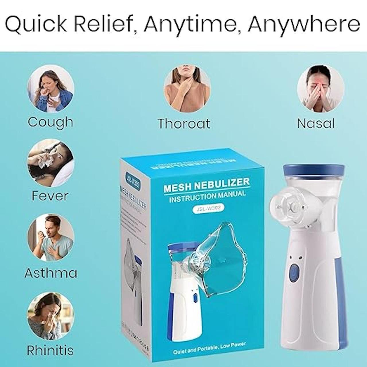 Portable Mesh Nebulizer - Home Use Medical Device